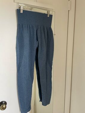 NVGTN High-Waist Heathered Blue Leggings